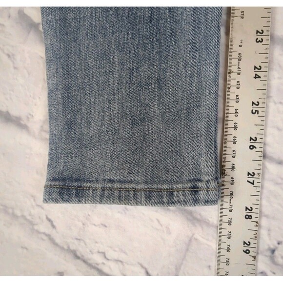 KanCan High Rise Button Fly Distressed Skinny Jeans Size 1 - Picture 8 of 8